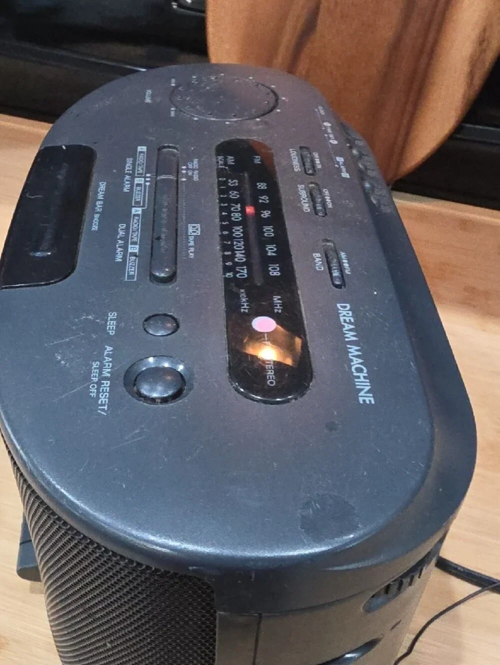 Sony Portable CD Player Stereo Clock Radio - Black